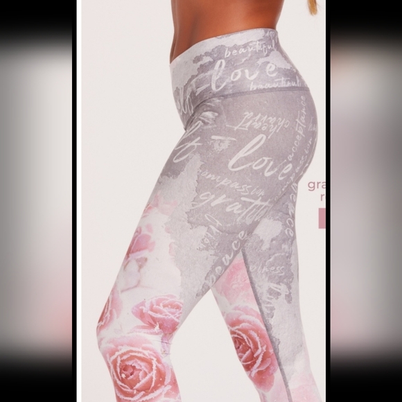 ????⚘️?As Seen On Jlo NiyamaSol Vintage Gratitude Leggings BNWT main image 12